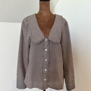 Checkered Women's Top